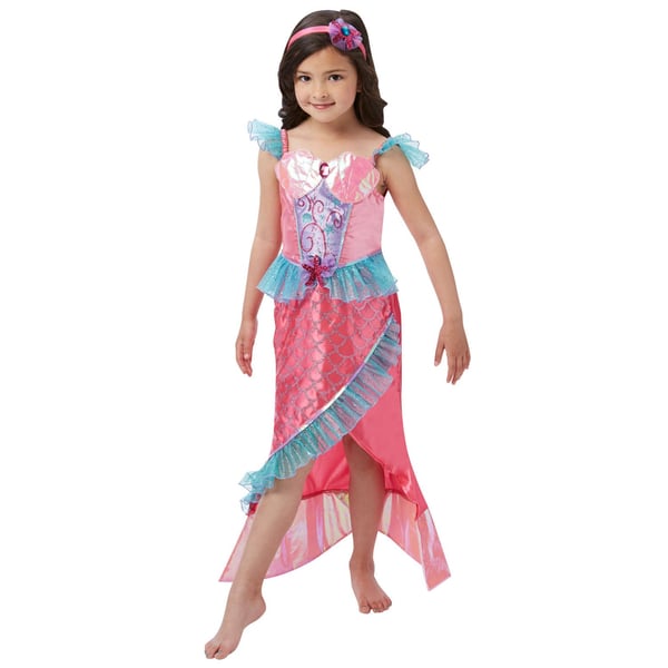 Bristol Novelty Piger Deluxe prinsesse havfrue kostume