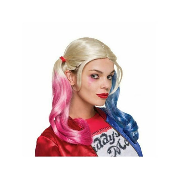 Bristol Novelty Unisex Aikuisten Harley Quinn Peruukki