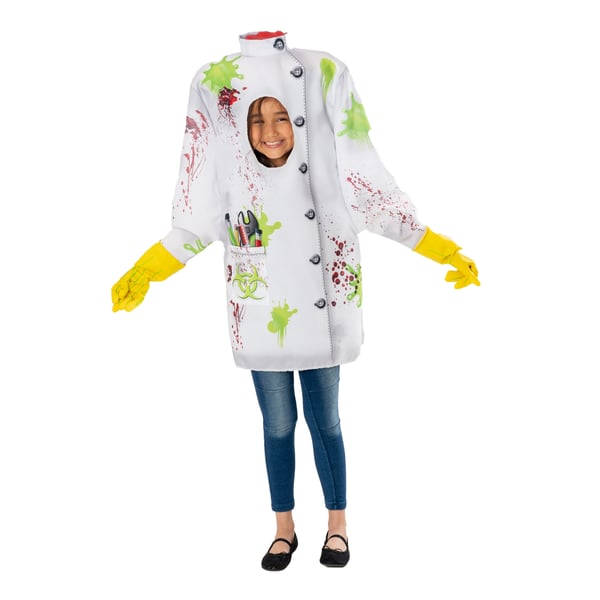 Bristol Novelty Hovedløs forsker-kostume til børn