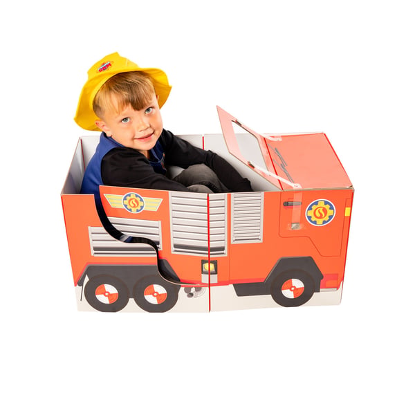 Fireman Sam Sæt med tilbehør til kostumer til børn/børn
