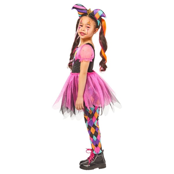Bristol Novelty Girls Harlequin Costume