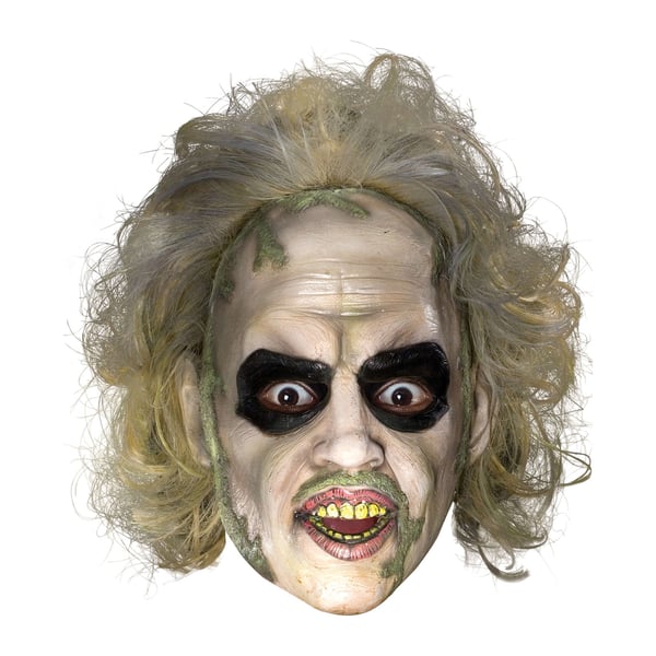 Beetlejuice Unisex Aikuisten 3/4-naamio hiuksilla Beetlejuice Unisex Aikuisten 3/4-naamio hiuksilla