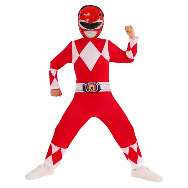 Mighty Morphin Power Rangers Lasten Punainen Power Ranger -asu