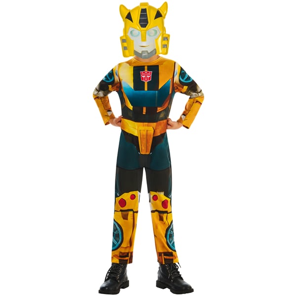 Transformers Childrens/Kids Earth Spark Bumblebee Costume Set