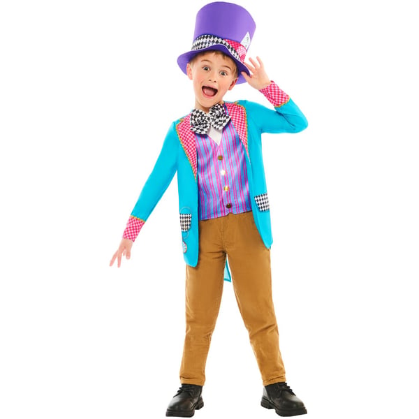 Alice In Wonderland Childrens/Kids Mad Hatter Costume