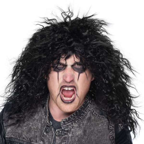 Bristol Novelty Unisex Adults Rock Star Wig