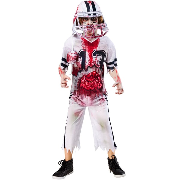 Bristol Novelty Boys Zombie Football Player Costume Set
