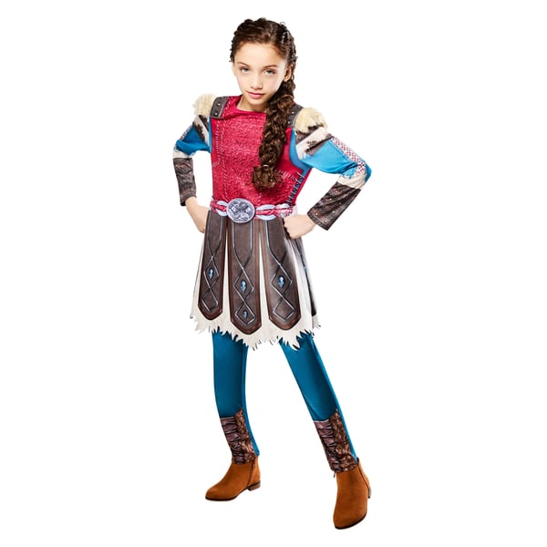 How To Train Your Dragon Childrens/Kids Astrid Hofferson Battlesuit Costume Dress