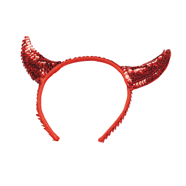 Bristol Novelty Børn/Børn Sequin djævlehorn