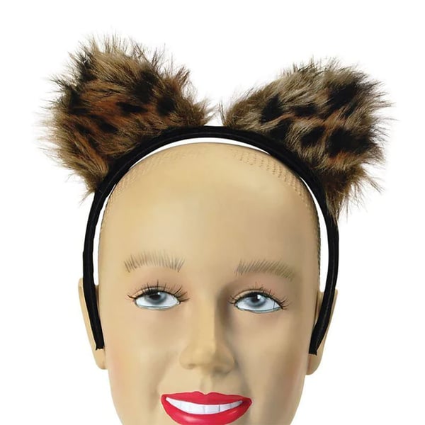 Bristol Novelty Unisex Adults Feline Fantasy Leopard Ears
