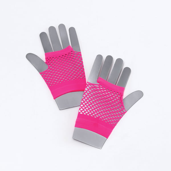 Bristol Novelty Unisex Adults Short Fishnet Gloves (1 Pair)
