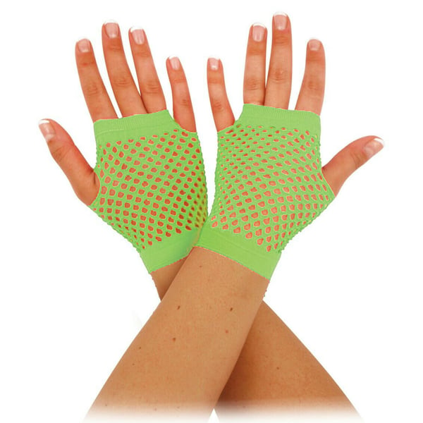 Bristol Novelty Unisex Adults Short Fishnet Gloves (1 Pair)