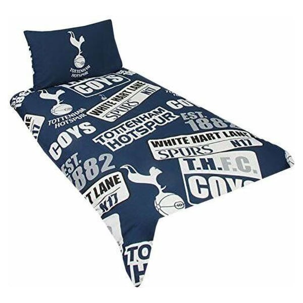 Tottenham Hotspur Patch Single Duvet And Pillow Set