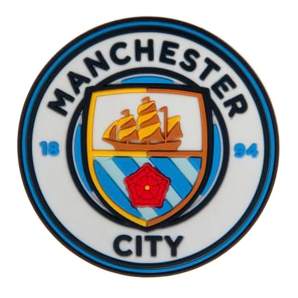 Manchester City FC Official Crest Fridge Magnet