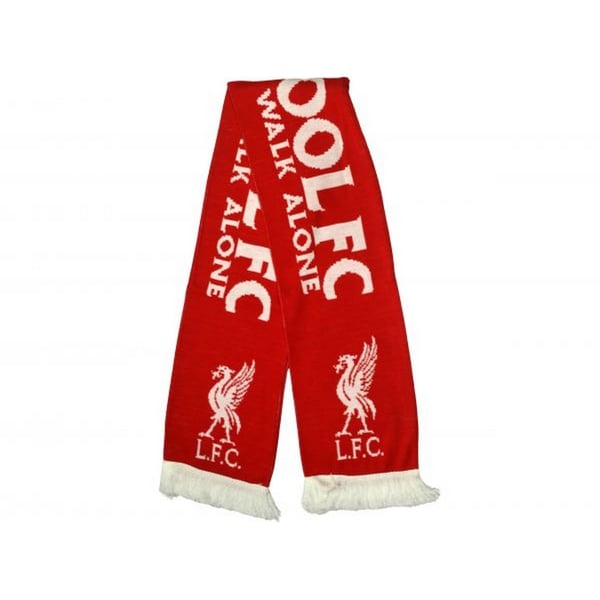 Liverpool FC Officielt guldstandard 2018 Jacquardstrikket tørklæde