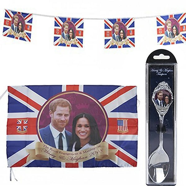 Royal Couple Rayon Flag With Grommets