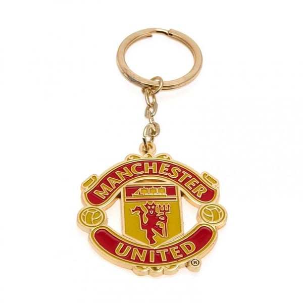 Manchester United FC Official Football Crest Keyring
