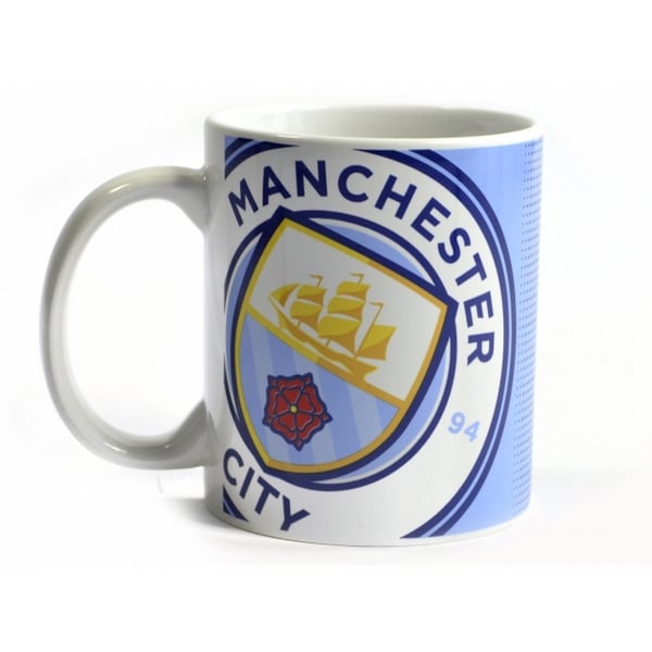 Manchester City FC Halftone 0.3kg Boxed Mug