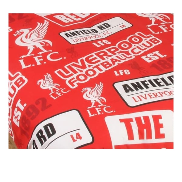 Liverpool FC Patch Single Duvet Cover And Pillow Case Set