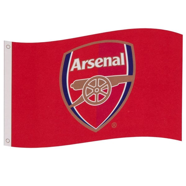 Arsenal FC Core Crest Flagga Arsenal FC Core Crest Flagga