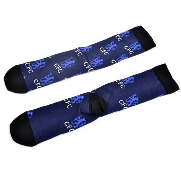 Chelsea FC Unisex-voksne sokker med over hele vejen rundt med print