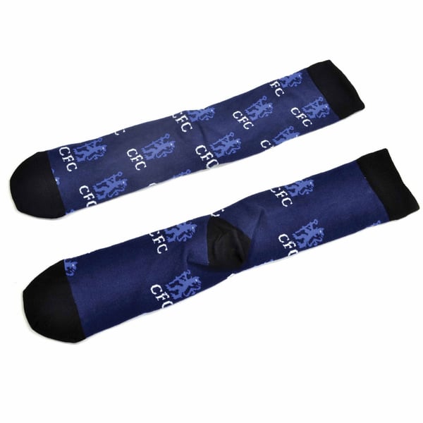 Chelsea FC Unisex Adult All-Over Print Socks