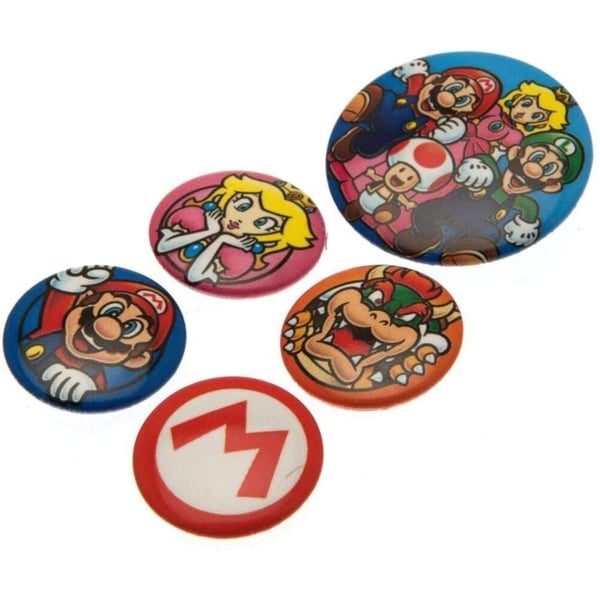 Super Mario Märkeset (5-pack)