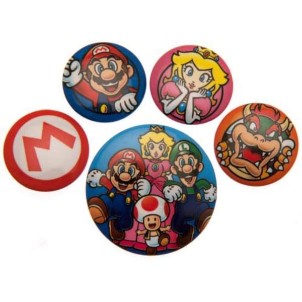 Super Mario Märkeset (5-pack)