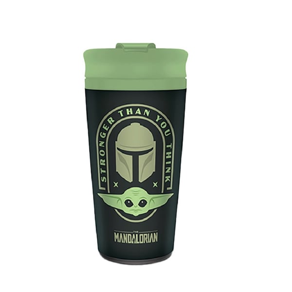 Star Wars: The Mandalorian Stronger Than You Think Metal Travel Mug