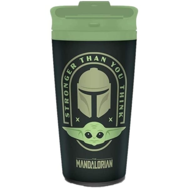 Star Wars: The Mandalorian Stronger Than You Think Metal Travel Mug