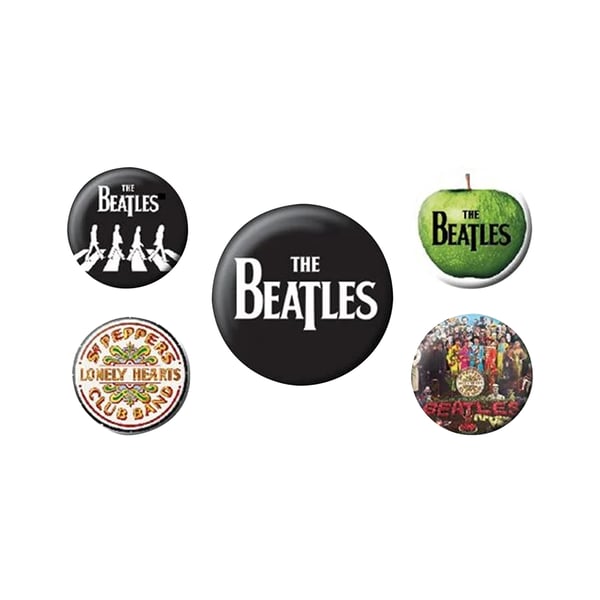 The Beatles Badge Set (Pack of 5)