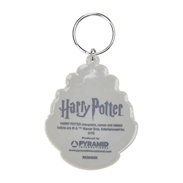 Harry Potter Hogwarts våbenskjold gummi nøglering