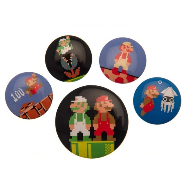 Super Mario Märkeset (5-pack)