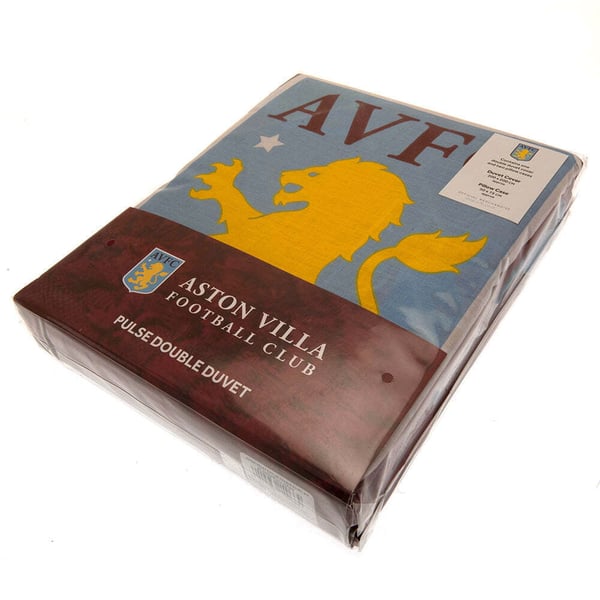 Aston Villa FC Pulse Reversible Duvet Cover Set