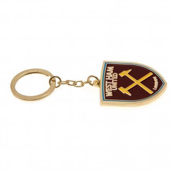 West Ham United FC Crest Emalje nøglering
