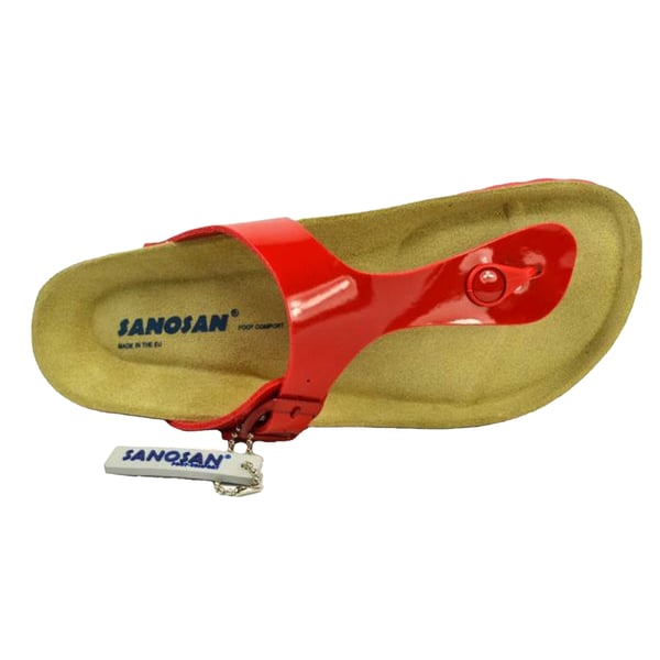 Sanosan Womens/Ladies Geneve Lacquered Leather Sandals