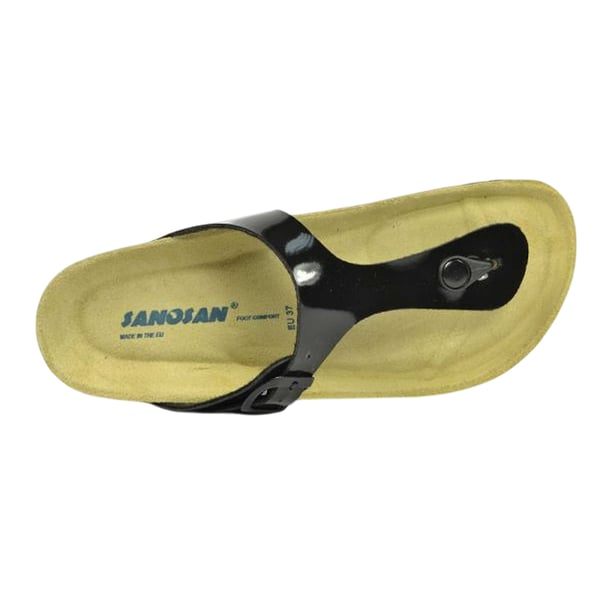 Sanosan Womens/Ladies Geneve Lacquered Leather Sandals