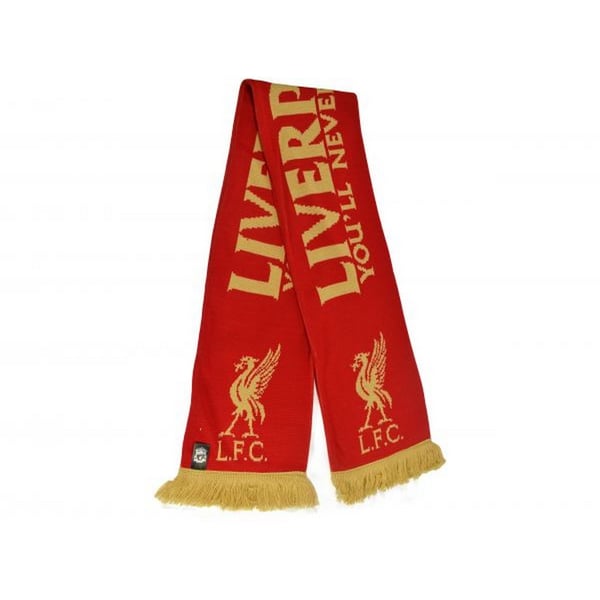 Liverpool FC Unisex Adult Knitted Jacquard Scarf