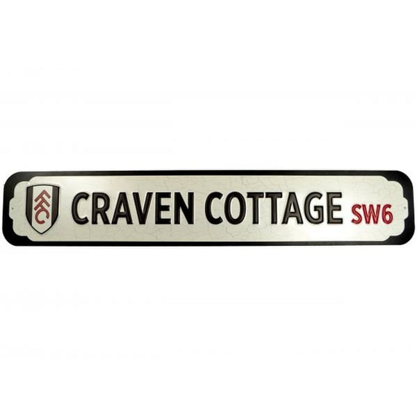Fulham FC Craven Cottage metallinen vaakunakyltti