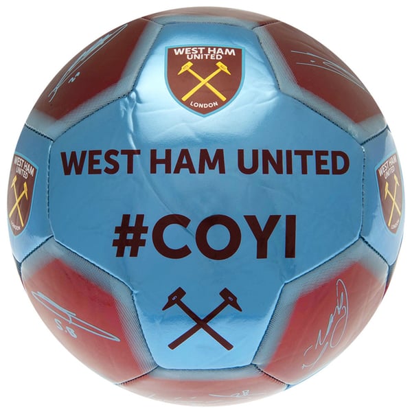 West Ham United FC #COYI Signaturfotboll