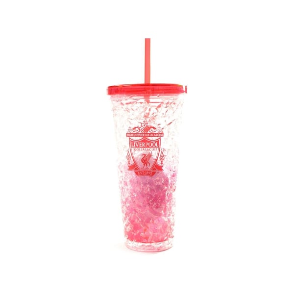 Liverpool FC Crest 600ml Freezer Cup With Straw