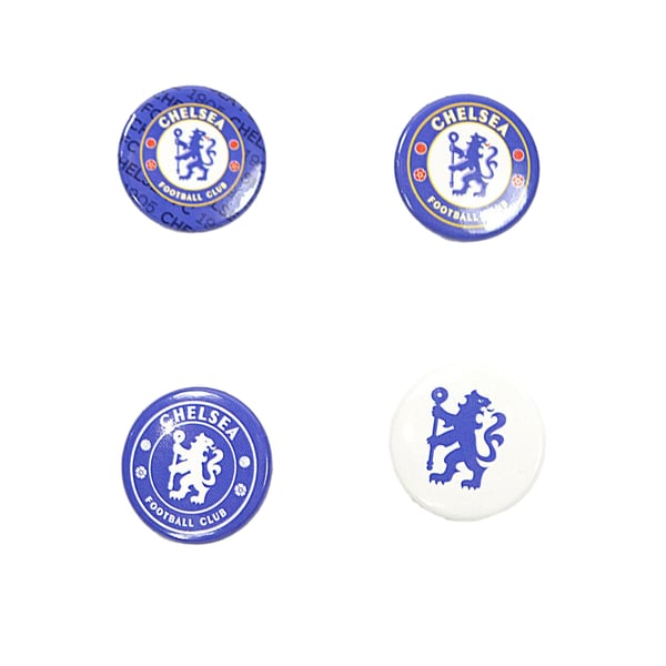 Chelsea FC -seuran logomerkkisetti (4 kpl) Chelsea FC -seuran logomerkkisetti (4 kpl)
