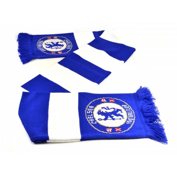 Chelsea FC Official Football Jacquard Bar Scarf