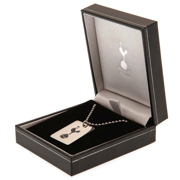 Tottenham Hotspur FC Enamel Crest Dog Tag And Chain