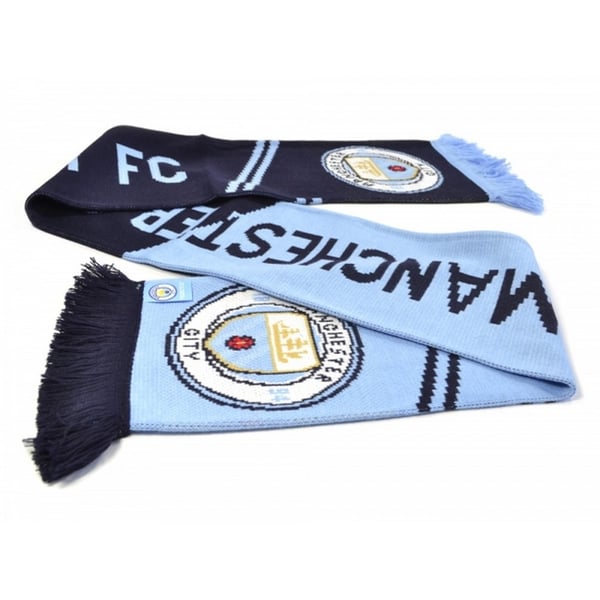 Manchester City FC Officielt Jacquard-tørklæde til fodbold Manchester City FC Officielt Jacquard-tørklæde til fodbold