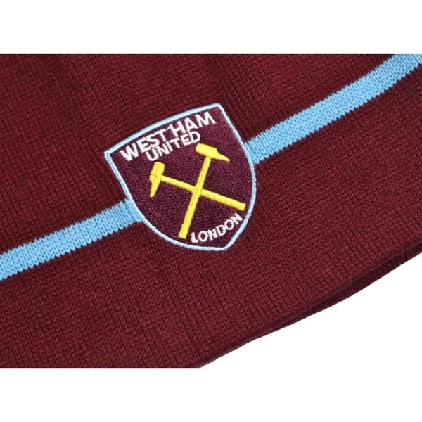 West Ham United FC Crest Knitted Beanie