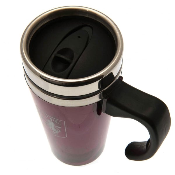 Aston Villa FC Crest Aluminium Travel Mug