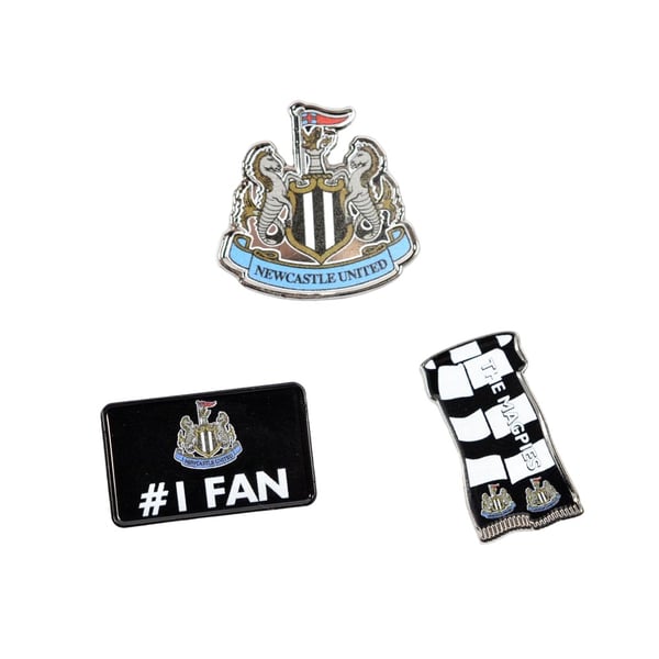 Newcastle United FC Badge Set (Pack of 3)