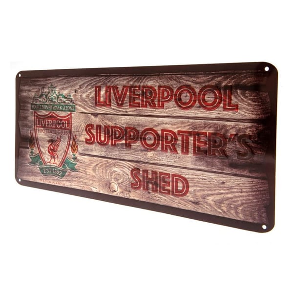 Liverpool FC Supporter´s Shed Metal Plaque