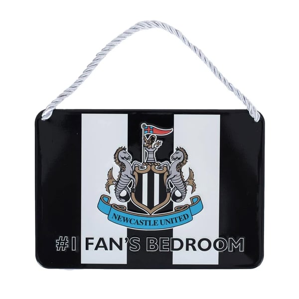 Newcastle United FC No One Fans Striped Sign